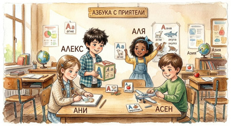 Писане на главна ръкописна буква А